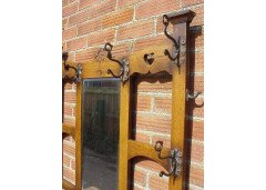 Liberty and Co. a Good Quality Oak Arts and Crafts Hallstand - Thumbnail 3