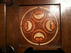 Bath Cabinet Makers. An Arts and Crafts oak hall cupboard in the Glasgow Style - Thumbnail 10