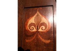 Bath Cabinet Makers. An Arts and Crafts oak hall cupboard in the Glasgow Style - Thumbnail 12
