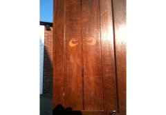 Bath Cabinet Makers. An Arts and Crafts oak hall cupboard in the Glasgow Style - Thumbnail 13