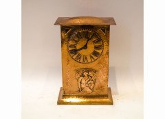 Collins and Co. An Arts and Crafts copper clock - Thumbnail 1