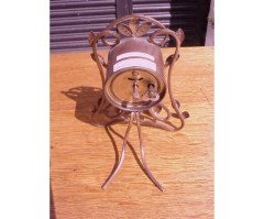 A little Arts and Crafts mantle/bedside clock - Thumbnail 4
