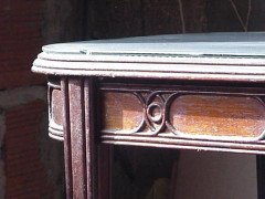Louis Majorelle. An Art Nouveau 'D' end sidetable - Thumbnail 3