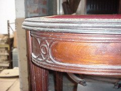 Louis Majorelle. An Art Nouveau 'D' end sidetable - Thumbnail 4