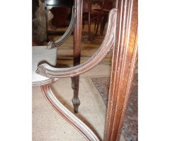 Louis Majorelle. An Art Nouveau 'D' end sidetable - Thumbnail 8