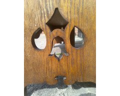 Leonard Wyburd for Liberty and Co. A rare Liberty and Co Arts and Crafts oak settle - Thumbnail 8
