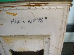 A late Victorian or early Edwardian white fireplace - Thumbnail 2
