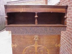 Liberty and Co. A fine Bureau bookcase. - Thumbnail 4
