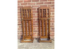 Wylie and Lochhead. Two similar Glasgow school stickstands - Thumbnail 1