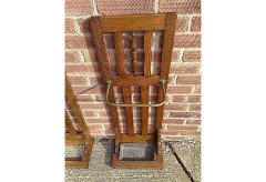 Wylie and Lochhead. Two similar Glasgow school stickstands - Thumbnail 5