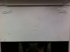C F A Voysey (style of). A wonderful cast iron fireplace - Thumbnail 2
