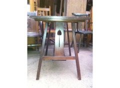 Liberty and Co. A walnut Moorish side table - Thumbnail 1