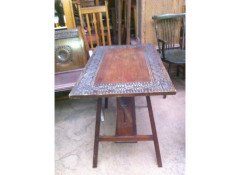Liberty and Co. A walnut Moorish side table - Thumbnail 3