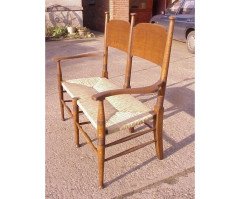 William Birch. A good William Birch Arts and Crafts oak settle - Thumbnail 2