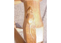 Robert Mouseman Thompson. A oak coffee table. - Thumbnail 4
