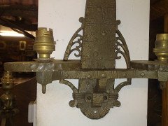 GEC. a Twin Arm Single Wall Light in the Style of Edgar Brandt - Thumbnail 3