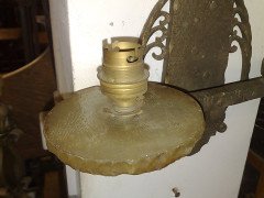 GEC. A Twin-Arm Single Wall Light in the Style of Edgar Brandt - Thumbnail 5