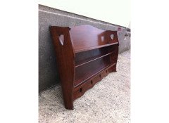 Liberty and Co. A Liberty and Co oak plate and cup rack in the style of C F A Voysey - Thumbnail 3