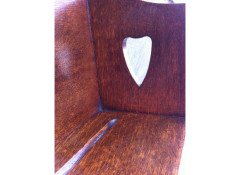Liberty and Co. A Liberty and Co oak plate and cup rack in the style of C F A Voysey - Thumbnail 8