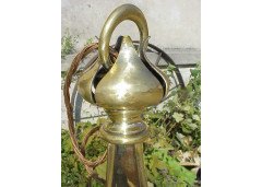 C F A Voysey (style of).An Arts and Crafts brass Lantern - Thumbnail 4