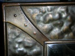 A large German Secessionist decorative dressing table mirror. - Thumbnail 5
