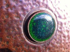 Liberty and Co. A Glasgow Style Arts and Crafts copper mirror - Thumbnail 6