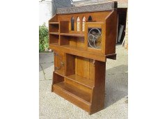 Leonard Wyburd for Liberty and Co. A rare Liberty and Co Arts and Crafts oak sideboard - Thumbnail 2