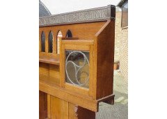 Leonard Wyburd for Liberty and Co. A rare Liberty and Co Arts and Crafts oak sideboard - Thumbnail 6