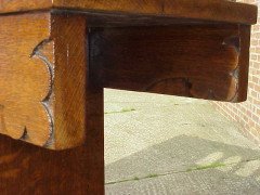Leonard Wyburd for Liberty and Co. A rare Liberty and Co Arts and Crafts oak sideboard - Thumbnail 7
