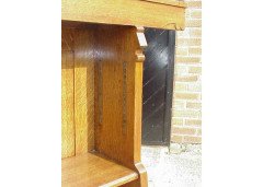 Leonard Wyburd for Liberty and Co. A rare Liberty and Co Arts and Crafts oak sideboard - Thumbnail 8