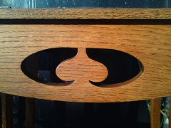 Liberty and Co. A pair of Arts and Crafts oak sidetable - Thumbnail 8