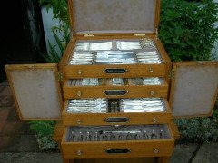 WMF. A stunning silver plated cutlery set totally complete consisting of a 156 pieces in mint original condition - Thumbnail 15