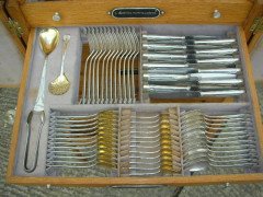 WMF. A stunning silver plated cutlery set totally complete consisting of a 156 pieces in mint original condition - Thumbnail 17