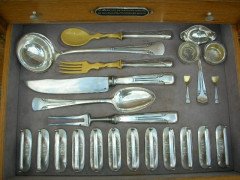 WMF. A stunning silver plated cutlery set totally complete consisting of a 156 pieces in mint original condition - Thumbnail 19