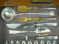 WMF. A stunning silver plated cutlery set totally complete consisting of a 156 pieces in mint original condition - Thumbnail 20