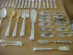 WMF. A stunning silver plated cutlery set totally complete consisting of a 156 pieces in mint original condition - Thumbnail 25