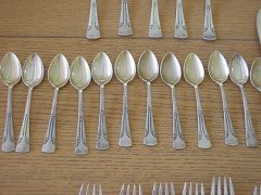 WMF. A stunning silver plated cutlery set totally complete consisting of a 156 pieces in mint original condition - Thumbnail 35