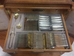 WMF. A stunning silver plated cutlery set totally complete consisting of a 156 pieces in mint original condition - Thumbnail 44