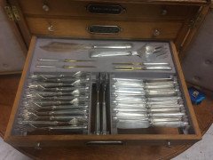 WMF. A stunning silver plated cutlery set totally complete consisting of a 156 pieces in mint original condition - Thumbnail 45