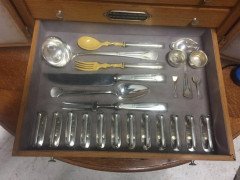 WMF. A stunning silver plated cutlery set totally complete consisting of a 156 pieces in mint original condition - Thumbnail 46