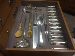 WMF. A stunning silver plated cutlery set totally complete consisting of a 156 pieces in mint original condition - Thumbnail 47
