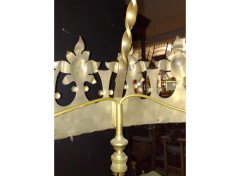 A Good Quality Gothic Revival Brass Ceiling Light - Thumbnail 6