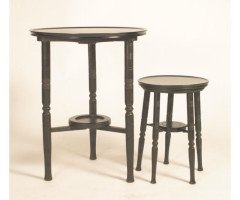 E W Godwin (attributed). An ebonised five leg sidetable - Thumbnail 1