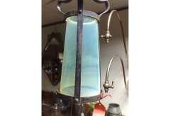 Birmingham Guild of Handicraft. A little Arts and Crafts conical iron lantern - Thumbnail 2