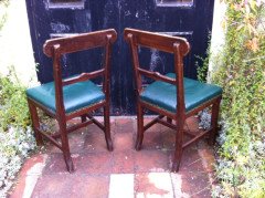 A W N Pugin for Gillows. A good pair of Gothic Revival oak sidechairs - Thumbnail 3