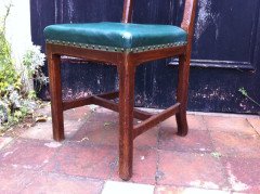 A W N Pugin for Gillows. A good pair of Gothic Revival oak sidechairs - Thumbnail 8