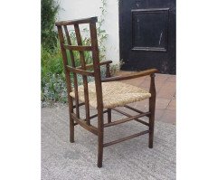 Liberty and Co. A little rush seated lattice back childs armchair - Thumbnail 4