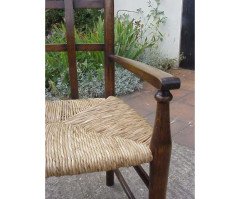Liberty and Co. A little rush seated lattice back childs armchair - Thumbnail 5
