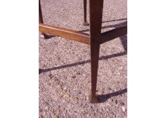 Liberty and Co. a Six Leg Side Table with Subtle Herringbone and Line Inlay to the Top Edge - Thumbnail 4