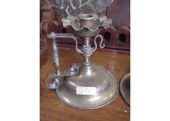 A Fantastic Quality Pair of Arts and Crafts Hand Made Heavy Gage Brass Chambersticks - Thumbnail 2